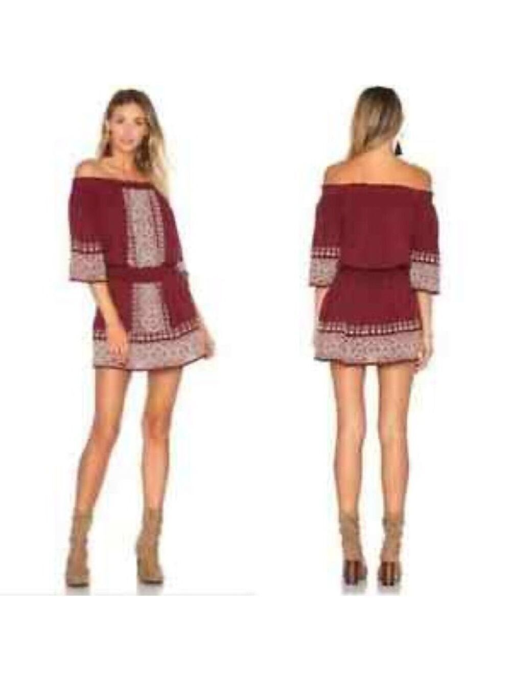 Tularosa Fiona Dress in Mulled Wine size S